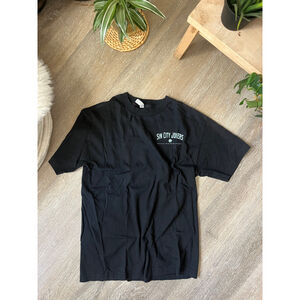 Men's ALSTYLE Black Sin City Jokers Short Sleeve Tee M